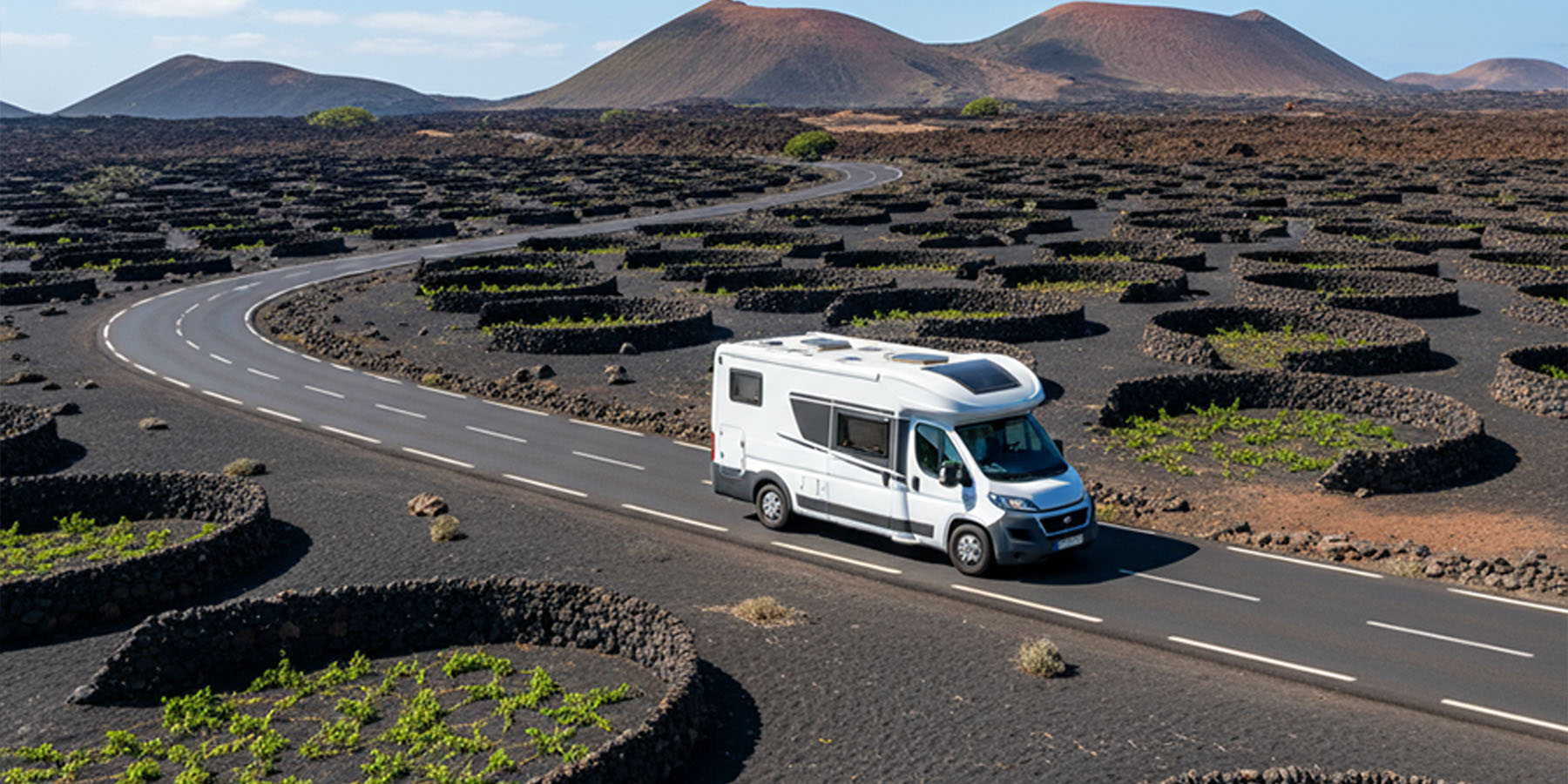 Ruta flexible en camper familiar por Timanfaya y La Geria