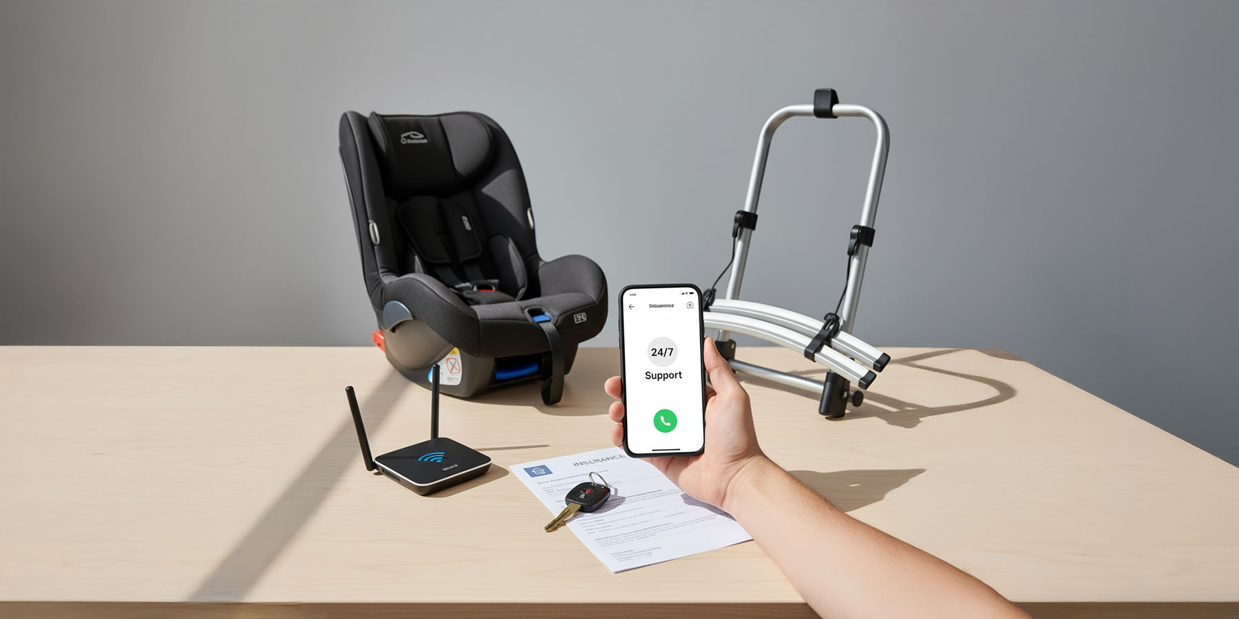 Extras para camper familiar en Lanzarote: wifi, sillas bebé y portabicis
