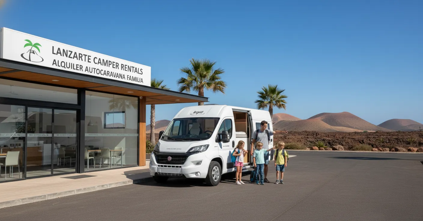Alquiler autocaravana familia Lanzarote